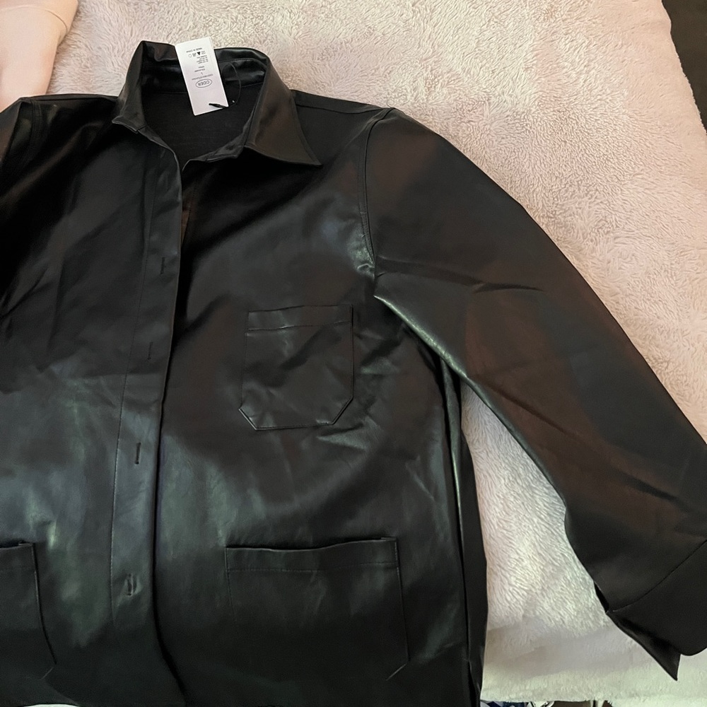 leather blazer